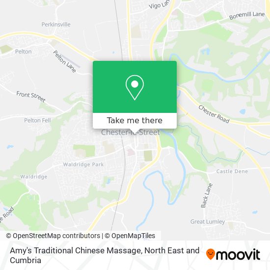 How to get to Amy's Traditional Chinese Massage in County Durham by Bus?