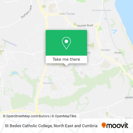 St Bedes Catholic College map