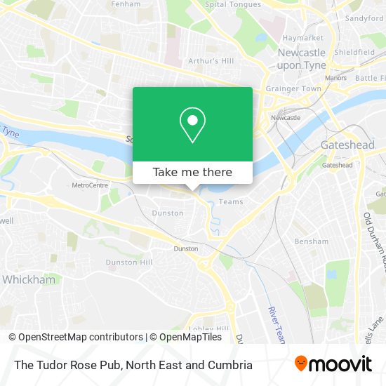 The Tudor Rose Pub map