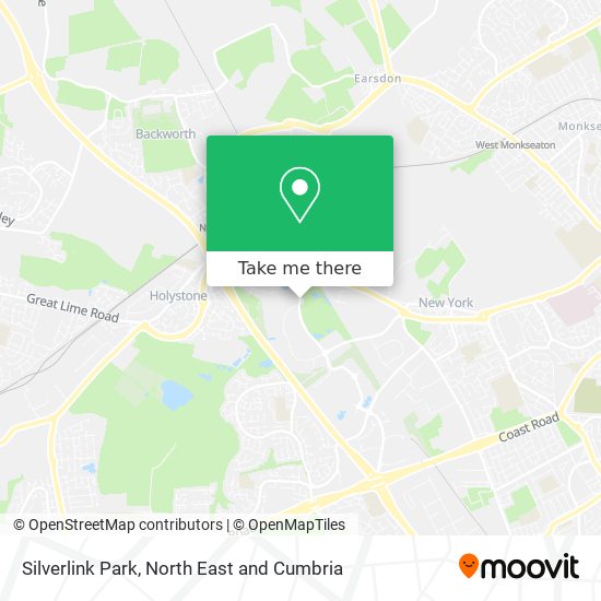 Silverlink Park map