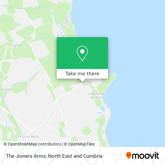 The Joiners Arms map