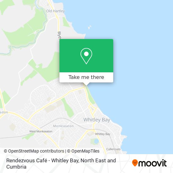 Rendezvous Café - Whitley Bay map