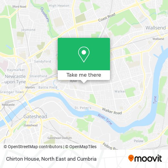 Chirton House map