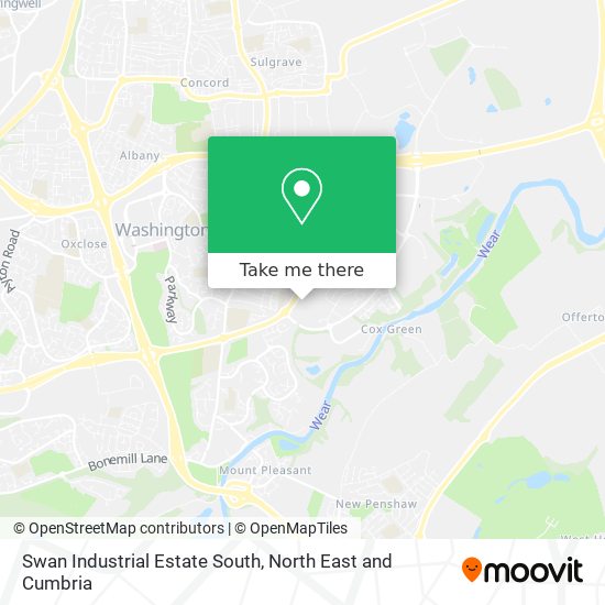 Swan Industrial Estate South map