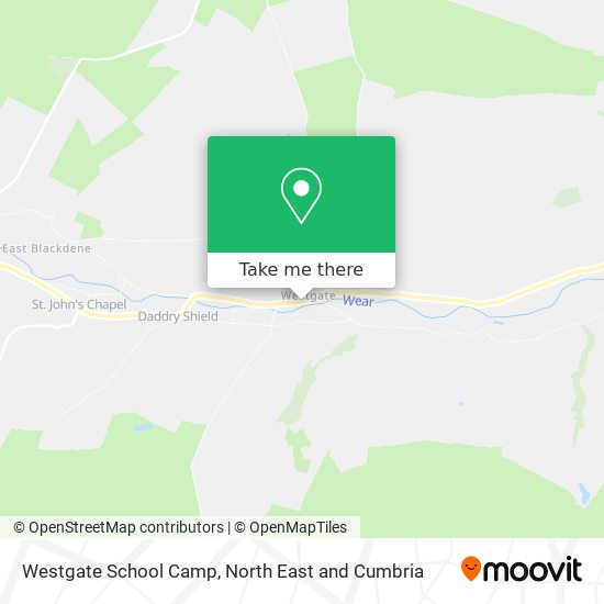 Westgate School Camp map