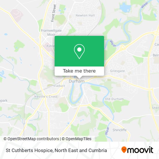 St Cuthberts Hospice map