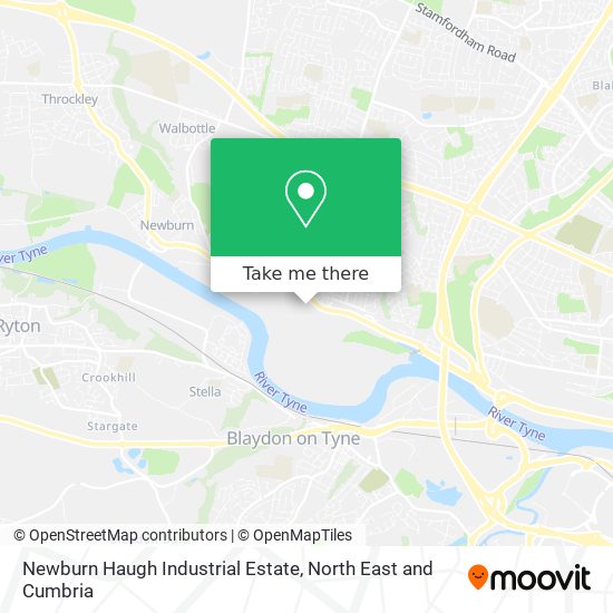 Newburn Haugh Industrial Estate map