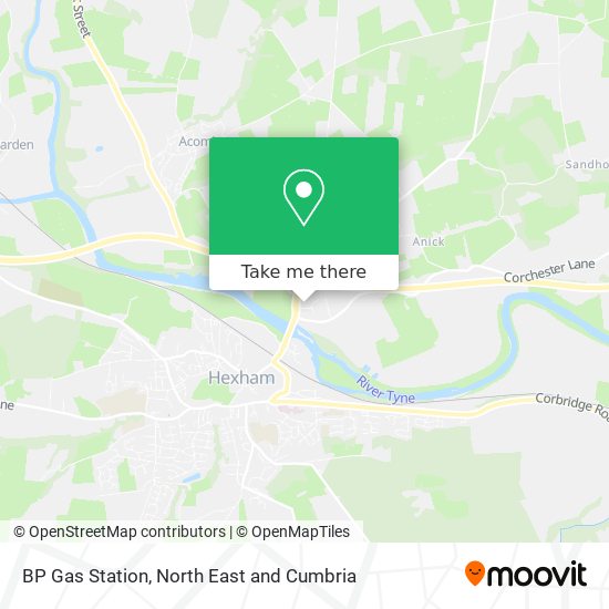 Bp Gas Station Map How To Get To Bp Gas Station In Northumberland By Bus Or Train?