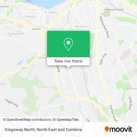 Kingsway North map