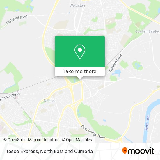 Tesco Express map