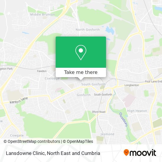 Lansdowne Clinic map