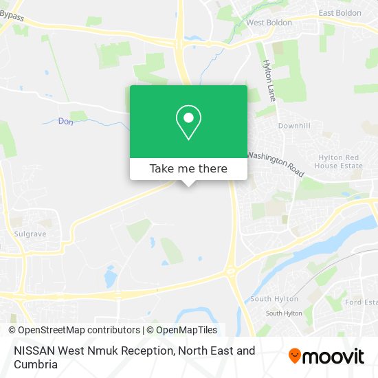 NISSAN West Nmuk Reception map