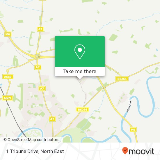 1 Tribune Drive, Houghton Carlisle map
