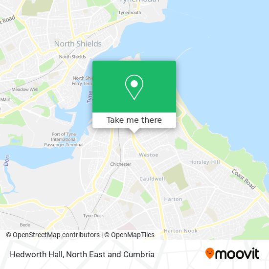 Hedworth Hall map