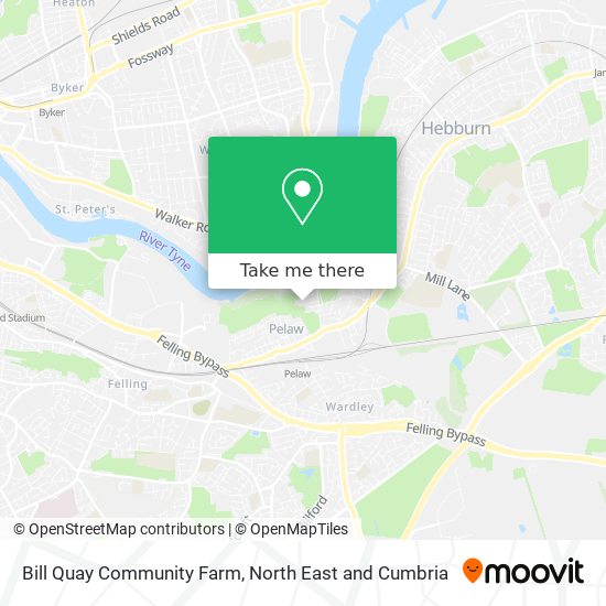 Bill Quay Community Farm map