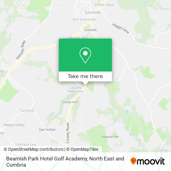 Beamish Park Hotel Golf Academy map