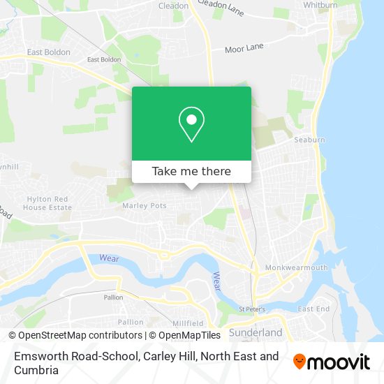 Emsworth Road-School, Carley Hill map