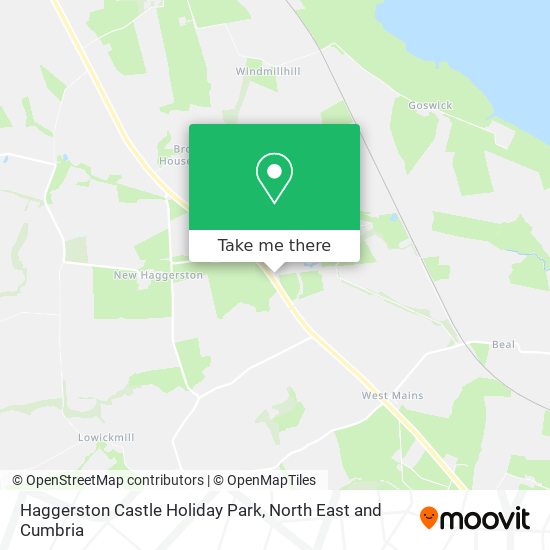 Haggerston Castle Holiday Park map
