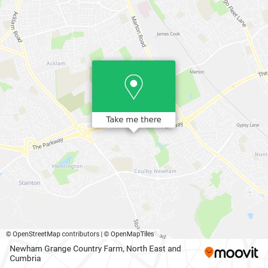 Newham Grange Country Farm map
