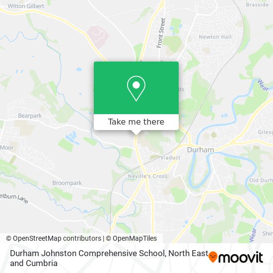 Durham Johnston Comprehensive School map