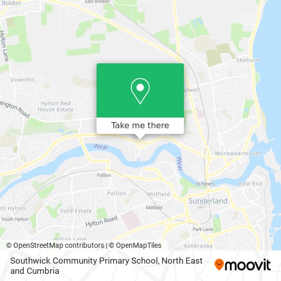Southwick Community Primary School map