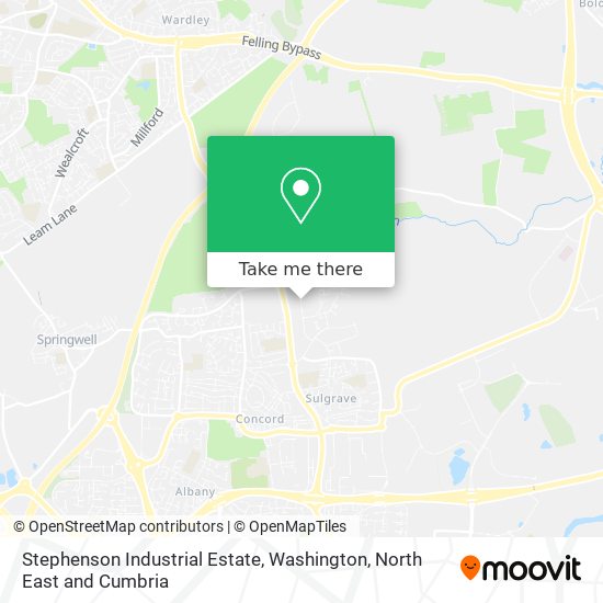 Stephenson Industrial Estate, Washington map