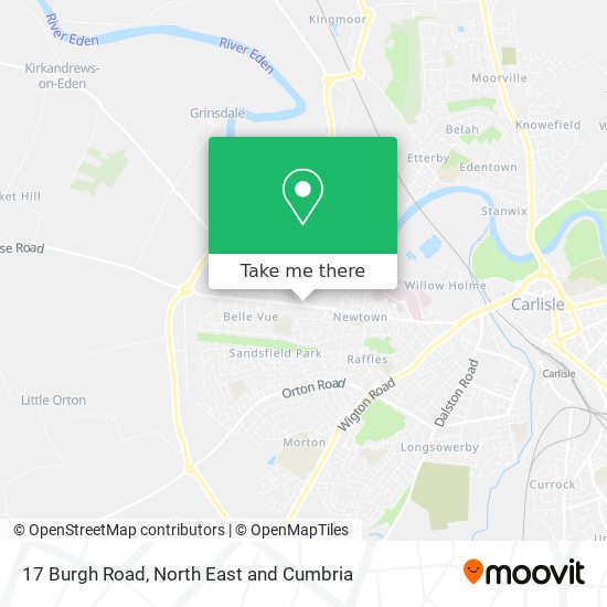 17 Burgh Road map