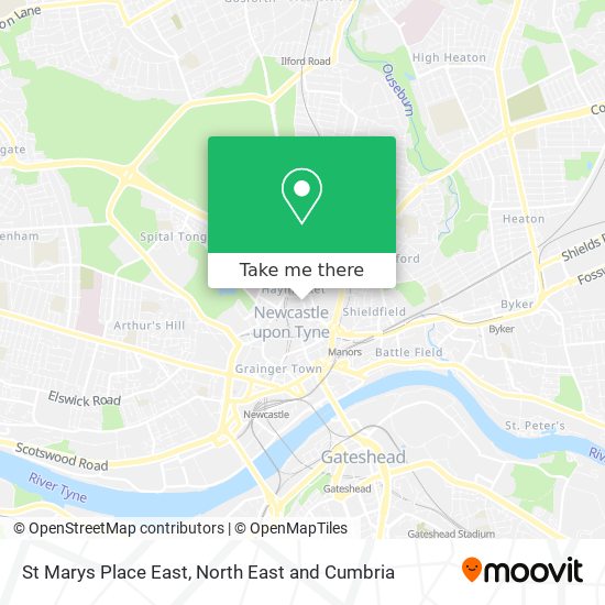 St Marys Place East map