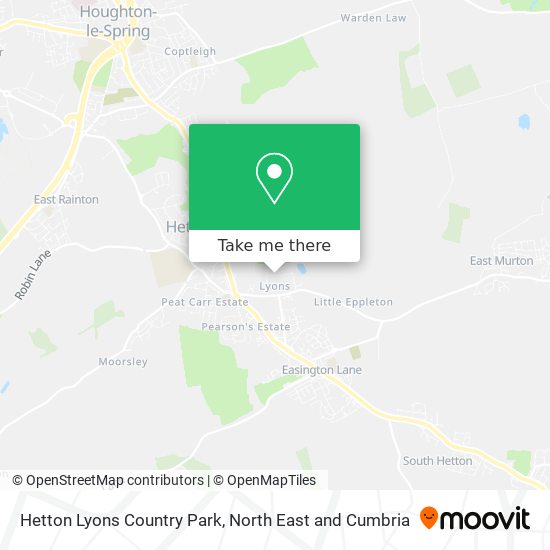 Hetton Lyons Country Park map