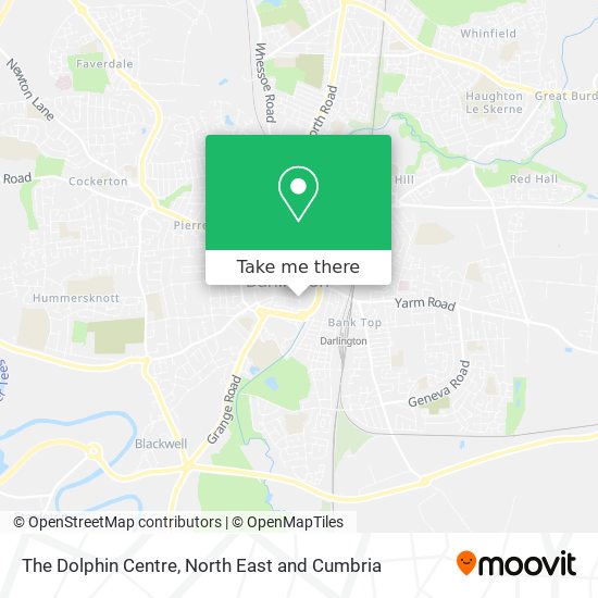 The Dolphin Centre map