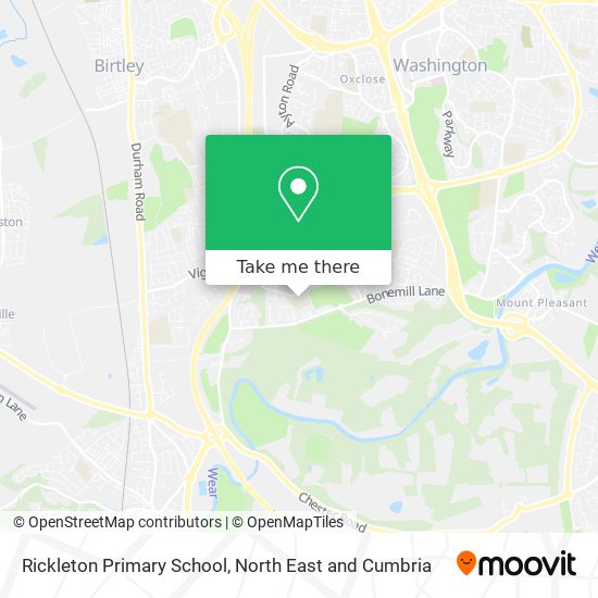 Rickleton Primary School map