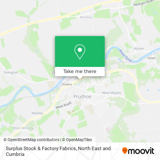 Surplus Stock & Factory Fabrics map