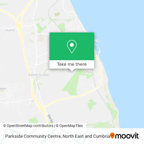 Parkside Community Centre map
