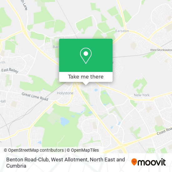 Benton Road-Club, West Allotment map
