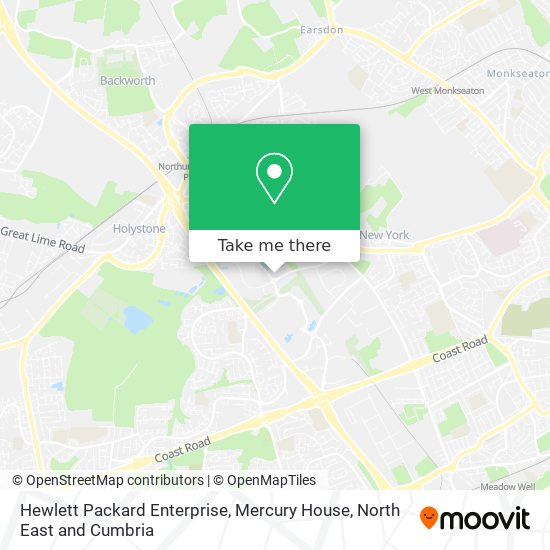 Hewlett Packard Enterprise, Mercury House map