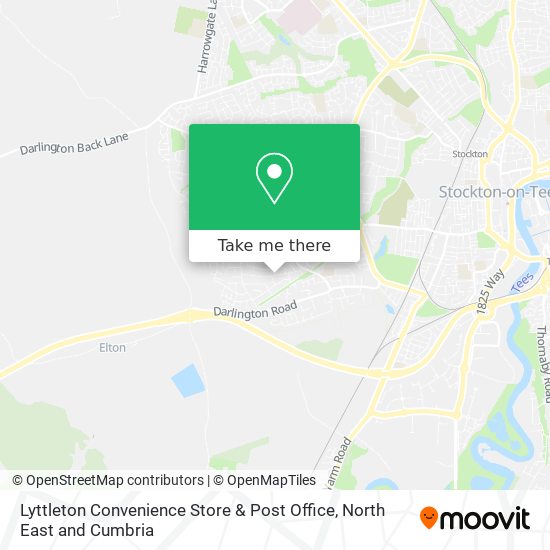 Lyttleton Convenience Store & Post Office map