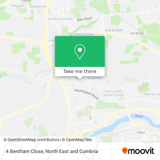 4 Bentham Close map