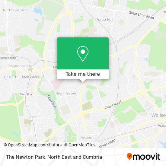 The Newton Park map