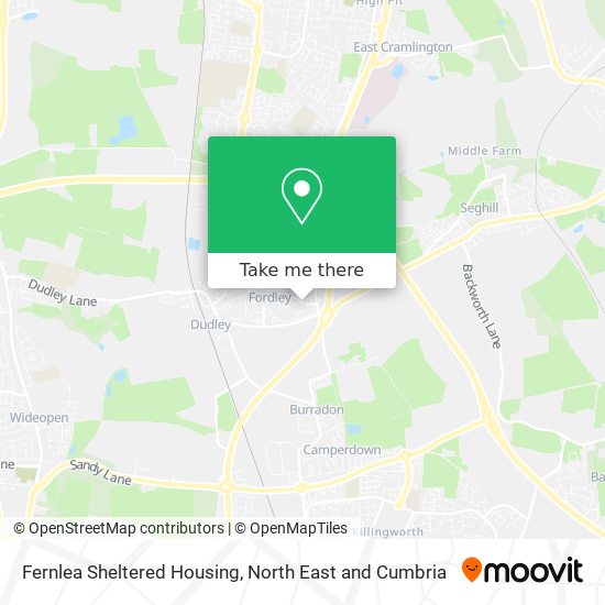 Fernlea Sheltered Housing map