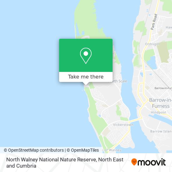 North Walney National Nature Reserve map
