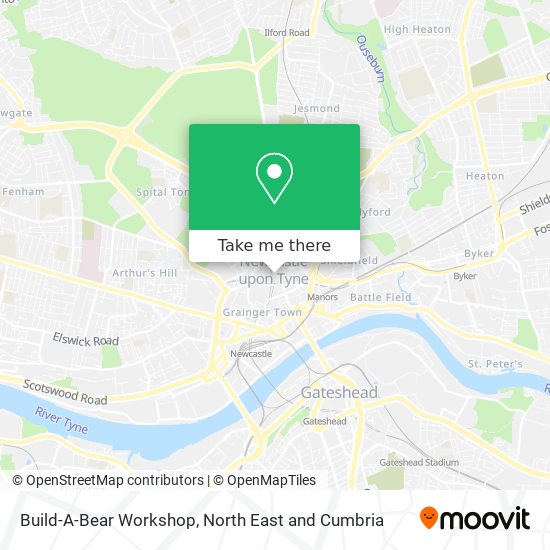 Build-A-Bear Workshop map