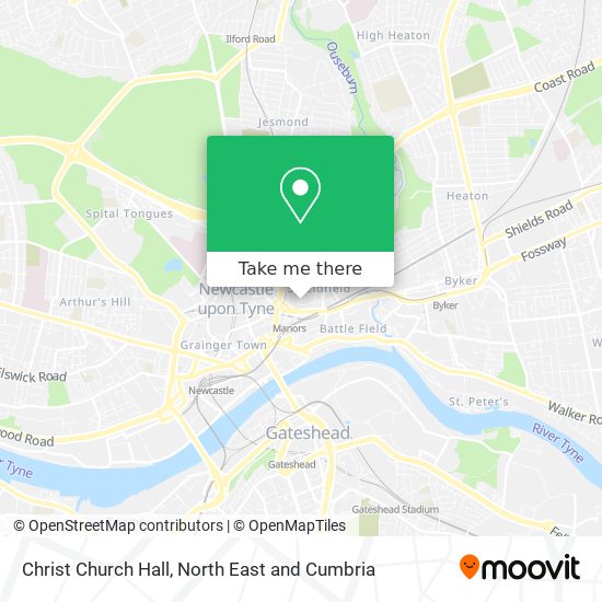 Christ Church Hall map