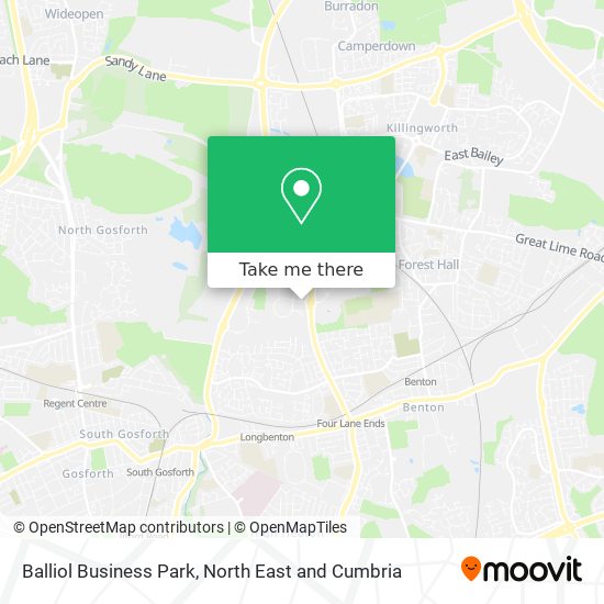 Balliol Business Park map