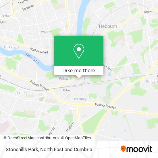 Stonehills Park map