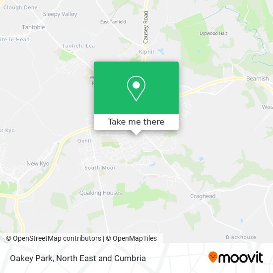 Oakey Park map