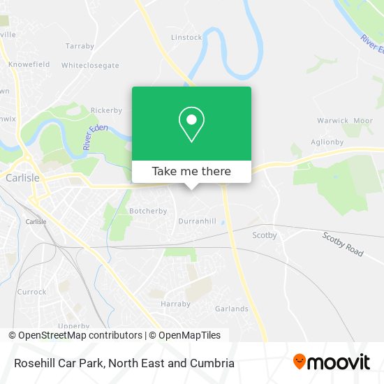 Rosehill Car Park map