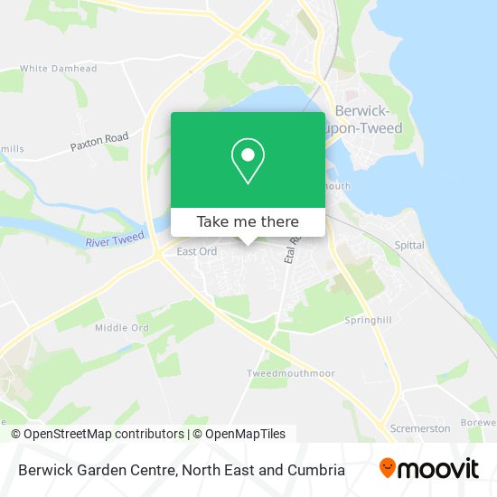 Berwick Garden Centre map