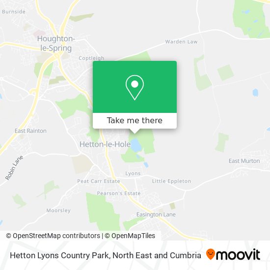 Hetton Lyons Country Park map