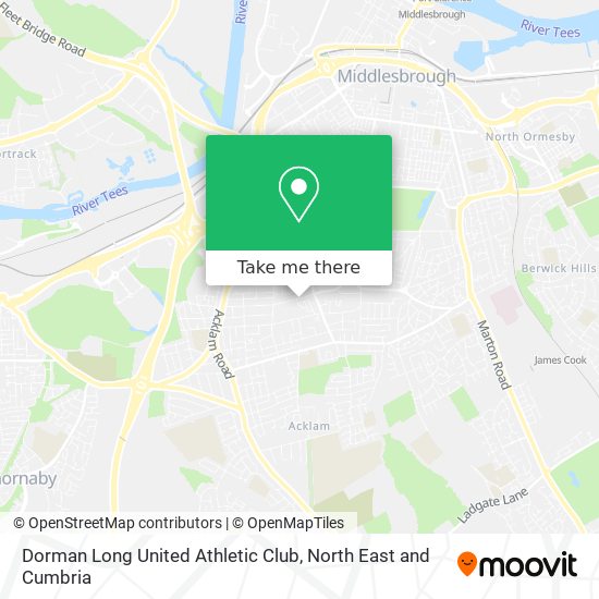 Dorman Long United Athletic Club map