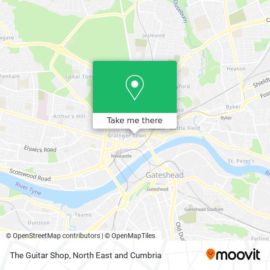 The Guitar Shop map